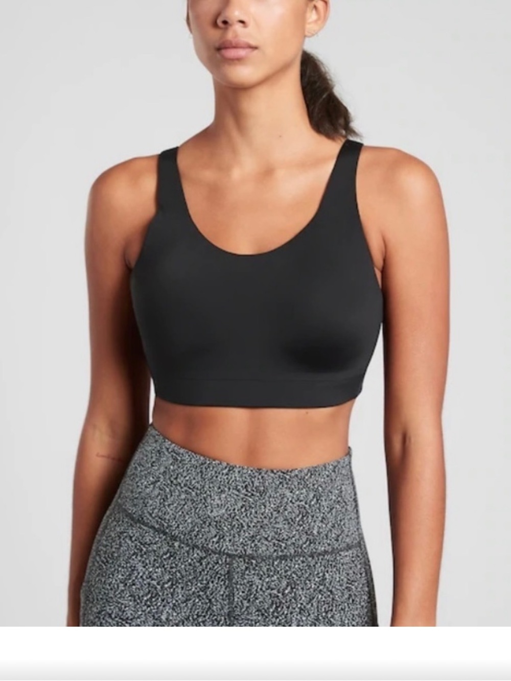 Athleta Black High-Support Sports Bra